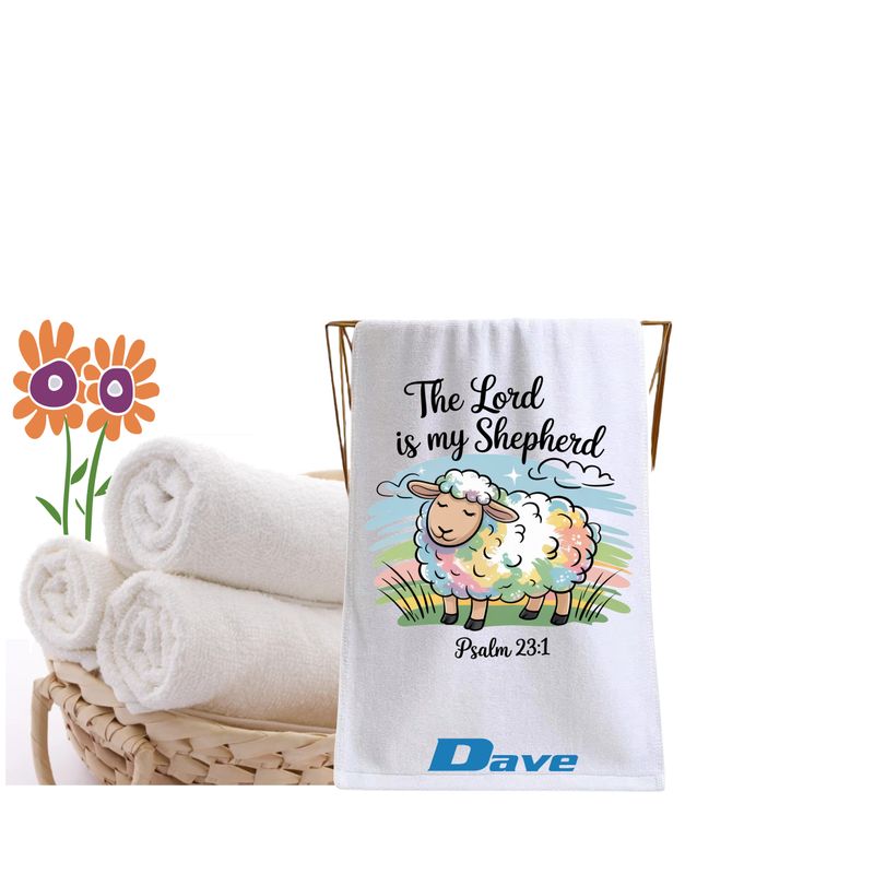 Personalized Bath Towels for Kids with Uplifting Words | Kids Towels with Custom Name Gentle on sensitive skin, providing a cozy and comforting experience.