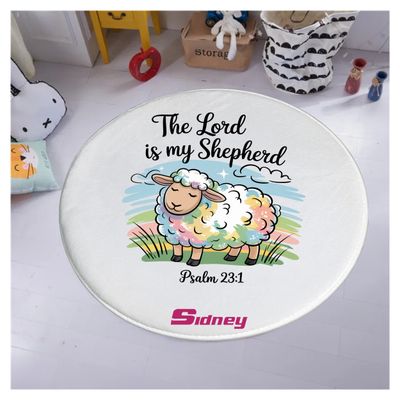 Plush Kids prayer mats with cheerful design and custom name