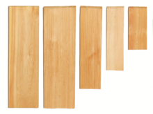 Larch wood shingle split 20cm