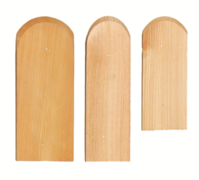 Round shingle larch sawn