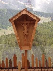 Wooden crucifix with Jesus Christ