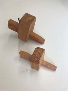 Small wooden nail for valance