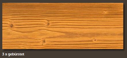 Perlinen, Bretter bürsten (längs &amp; quer) (Verarbeitung)