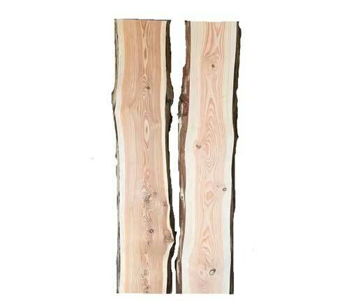 Rustic larch plank