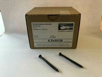 Black stainless steel screws (special)