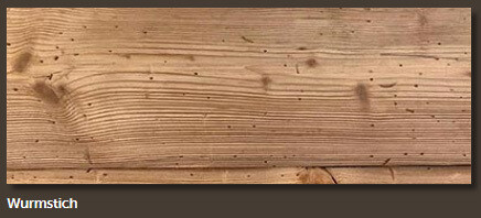 Beads, boards with wood worm &amp; brush (processing)