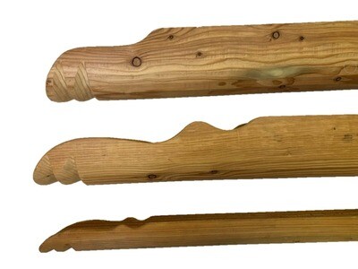 Large larch gutters
