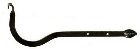 Hand-wrought iron hook