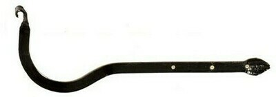 Hand-wrought iron hook
