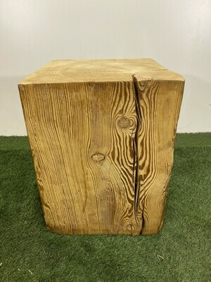 Larch wood stool