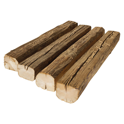 Old wood beams brushed &amp; dried