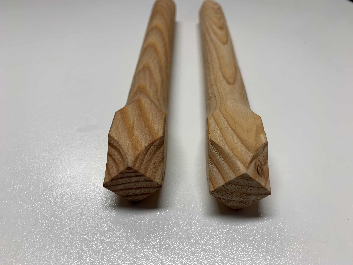 Holznagel mit Kopf