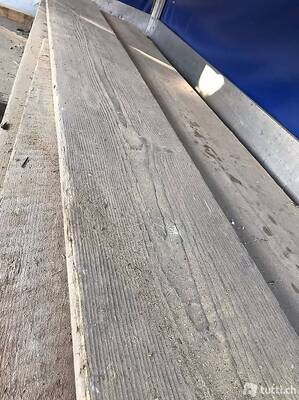 Old wood planks without machining