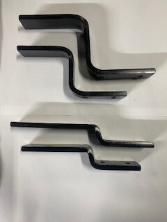 Bracket painted black