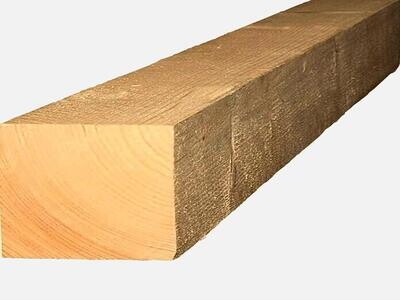 ​Rough-sawn steamed spruce beams