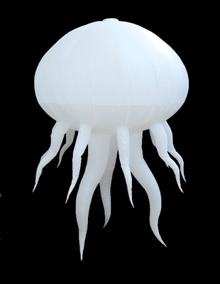 Hanging inflatable Jellyfish 8.5ft/260cm height.
