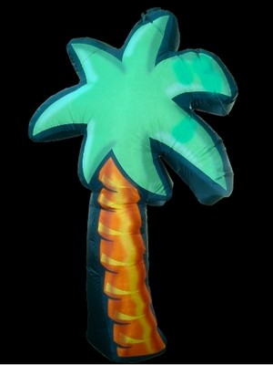 Hanging Inflatable Palm Tree Detailed 4ft/122cm x 7ft/214cm