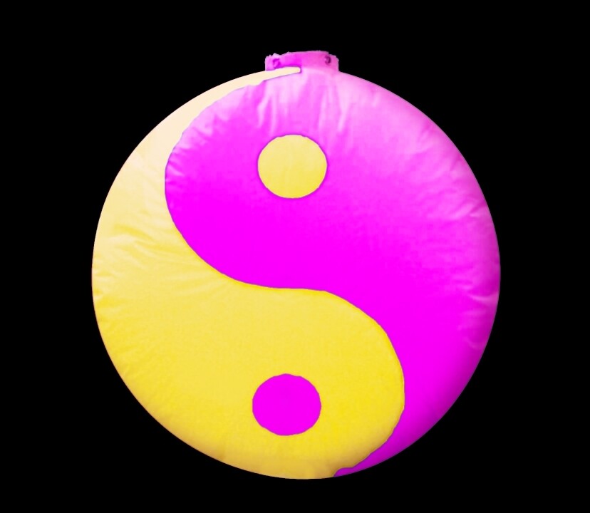 Hanging Inflatable Ying Yang 5ft/152cm x 5ft/152cm