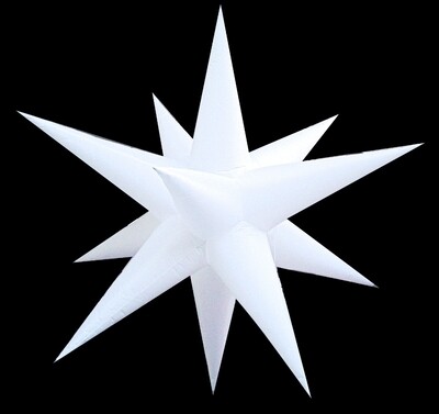 Hanging Inflatable Extra Spiky Star 6ft/182cm Diameter