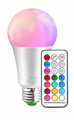 Extra Colour RGB LED Bulb 10w with remote control