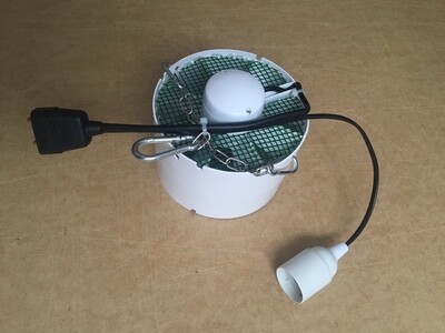 Extra 150mm Internal Fan with Chains & Light fittings.