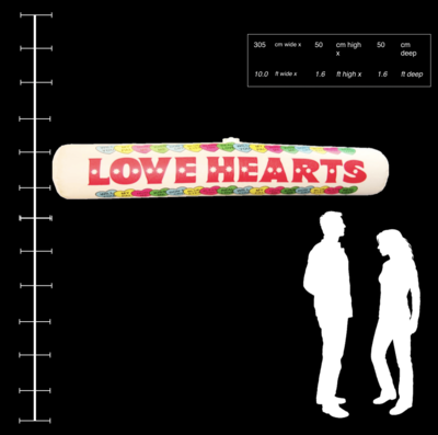Hanging Inflatable Branded Tube 12ft/365cm x 1.6ft/50cm