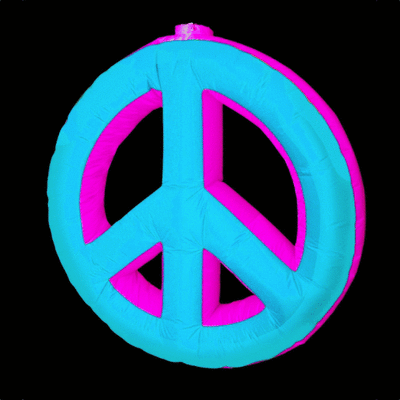 Hanging Inflatable Peace Symbol 5ft/152cm x 5ft/152cm