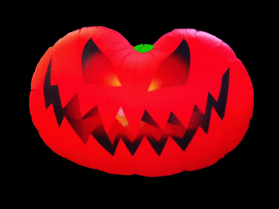 Hanging Inflatable Pumpkin 4.7ft/142cm x 3ft/91cm