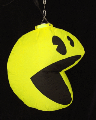 Hanging Inflatable Pac-man 3.6ft/110cm x 4ft/122cm