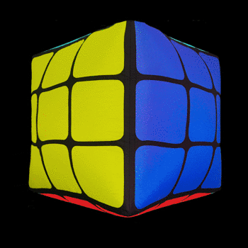 Hanging Inflatable Simple Rubiks Cube 3.5ft/108cm x 3.5ft/108cm