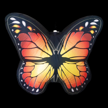 Hanging Inflatable Detailed Butterfly 3.6ft/110cm x 3ft/91cm