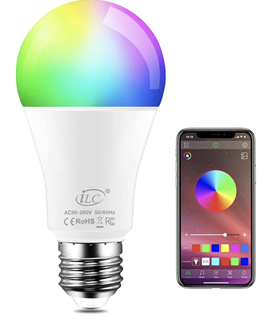 Extra Colour RGB LED Bulb 9w with Bluetooth phone app