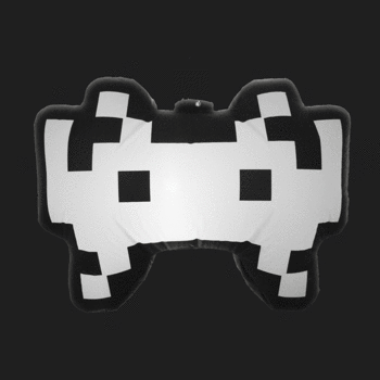 Hanging Inflatable Space Invader 3.3ft/100cm x 2.5ft/75cm