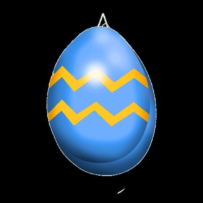 Hanging custom Easter Egg page 1 Inflatable (size 2)122cm/4ft w x 161cm/5.3ft h. Image on BOTH sides. Colours Blue back &amp; Orange detail.Includes Fan unit, 10m power cable, Colour LED Bluetooth