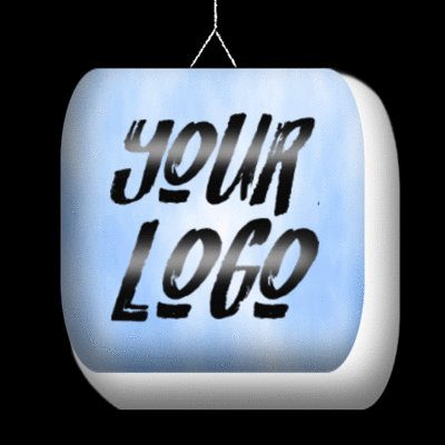 Hanging Inflatable Custom Square 3.5ft/108cm x 3.5ft/108cm, Options: Print on 1 side (back black or white), Edge Colour: White Edge