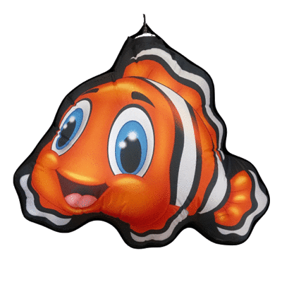 Hanging Inflatable 'Clown Fish' 5.4ft⁄166cm x 4.5ft⁄136cm