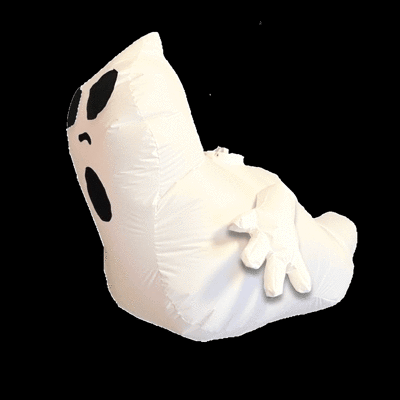 Hanging Inflatable Ghost (with hands) 200cm/6.6ft x 157cm/5.2ft x 80cm/2.8ft