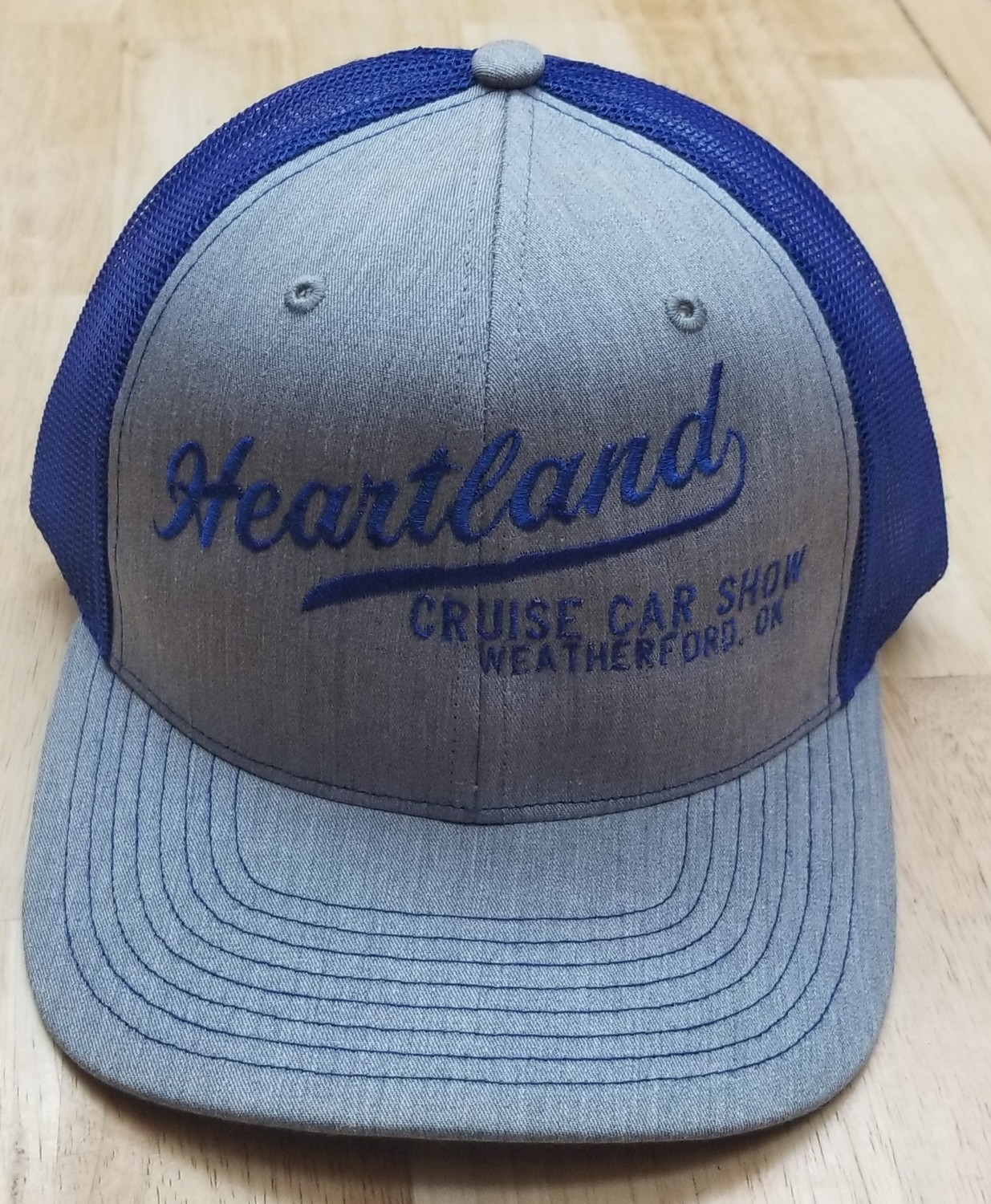 Hat with Large Print in Center