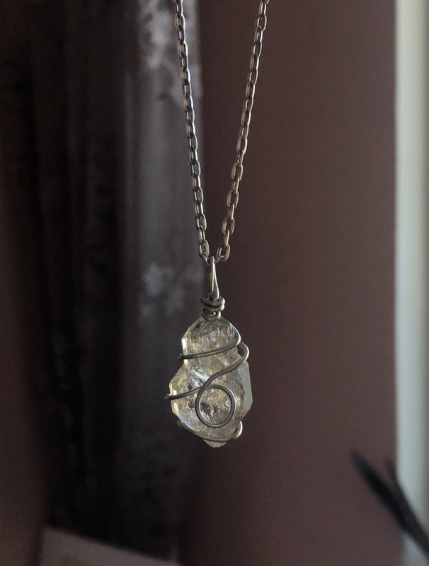 High Vibrational Herkimer Diamond necklace!