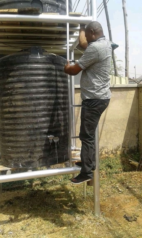 Mr.Jessy Obani on the job