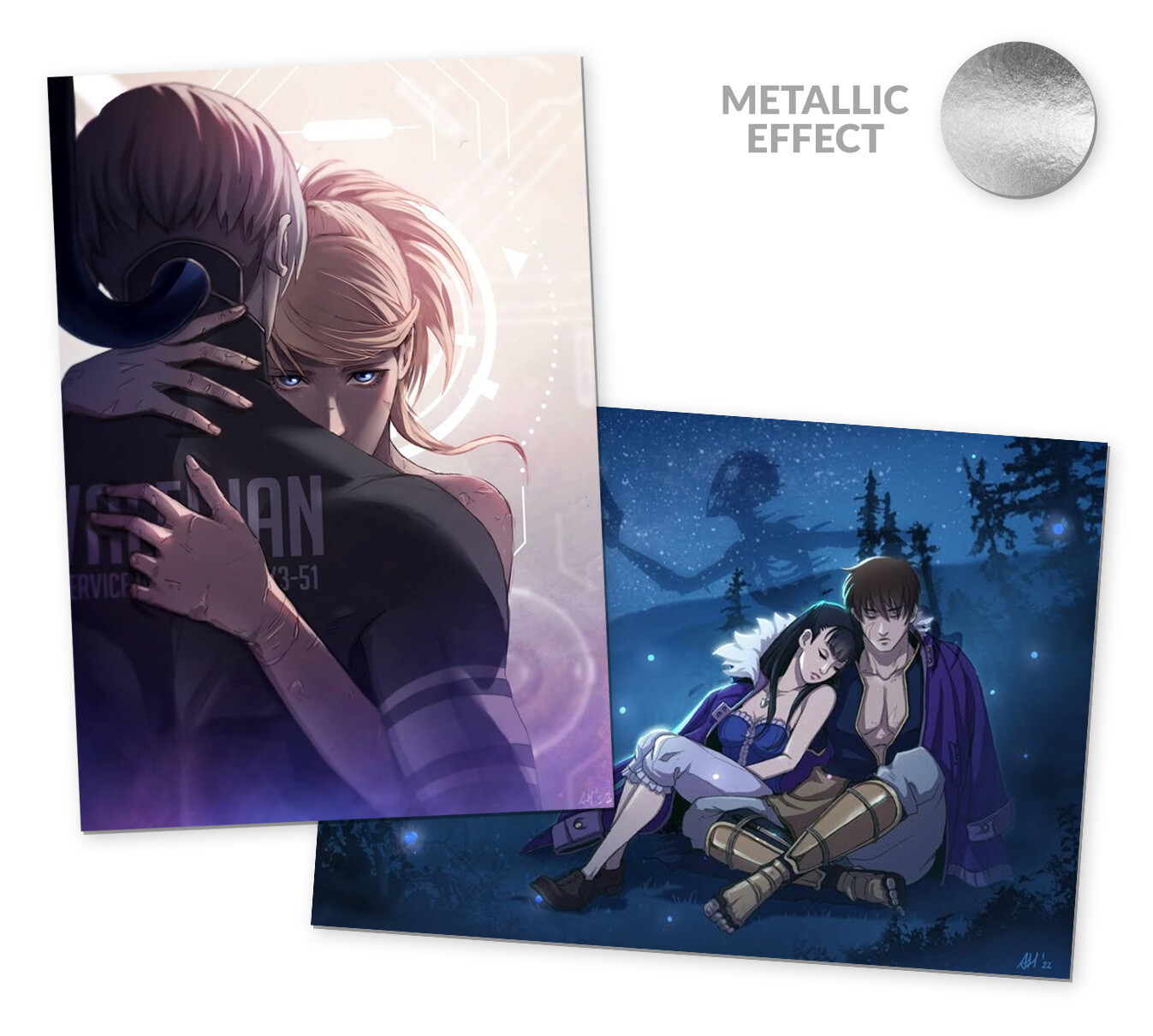 Metallic Prints DIN A5 (2 pcs)