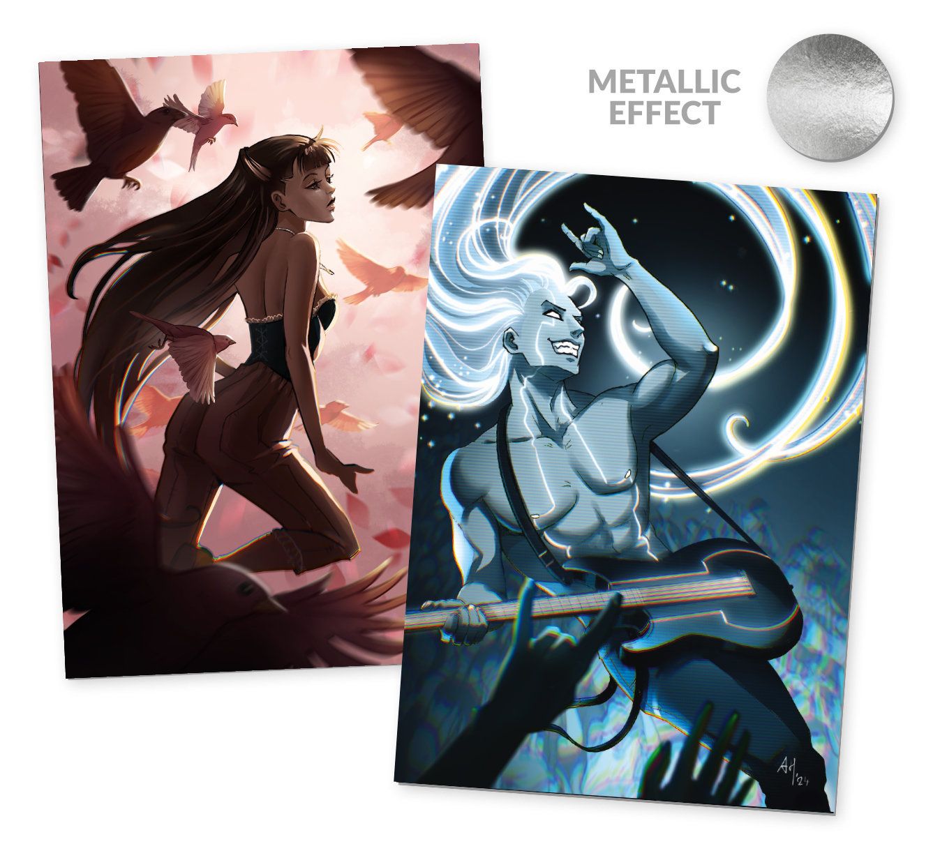 Metallic Prints DIN A5 (2 pcs)