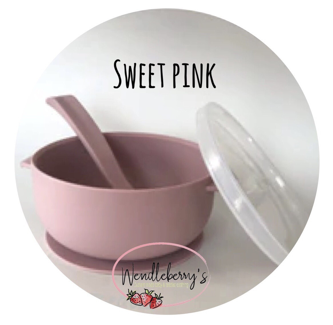 Silicone Suction Bowl With Lid