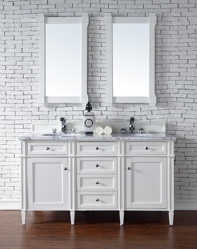 Badmöbel Landhausstil Doppelwaschtisch Roma 152 cm Weiß