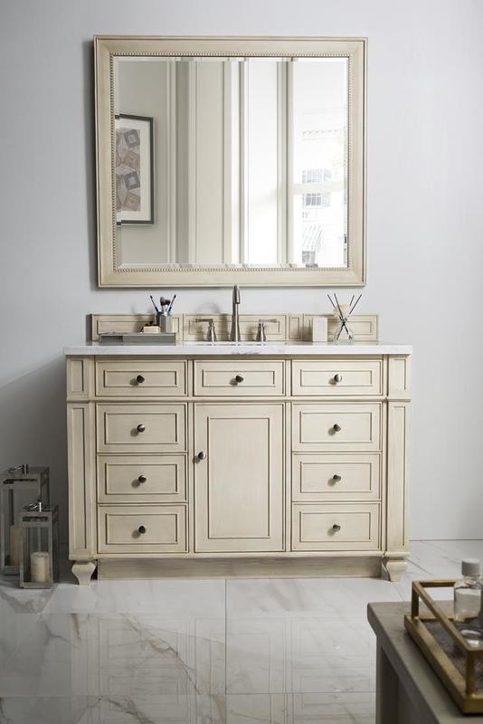 Badmöbel Landhausstil Waschtisch Pisa 122 cm  Creme