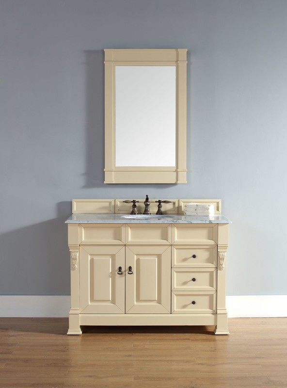 Badmöbel Landhausstil Waschtisch Bonn 122 cm  Creme