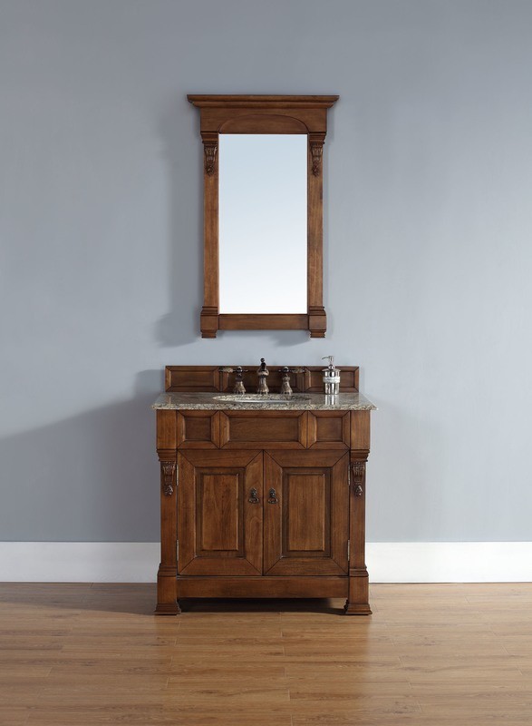 Badmöbel Landhausstil Waschtisch Bonn 100 cm Karamell