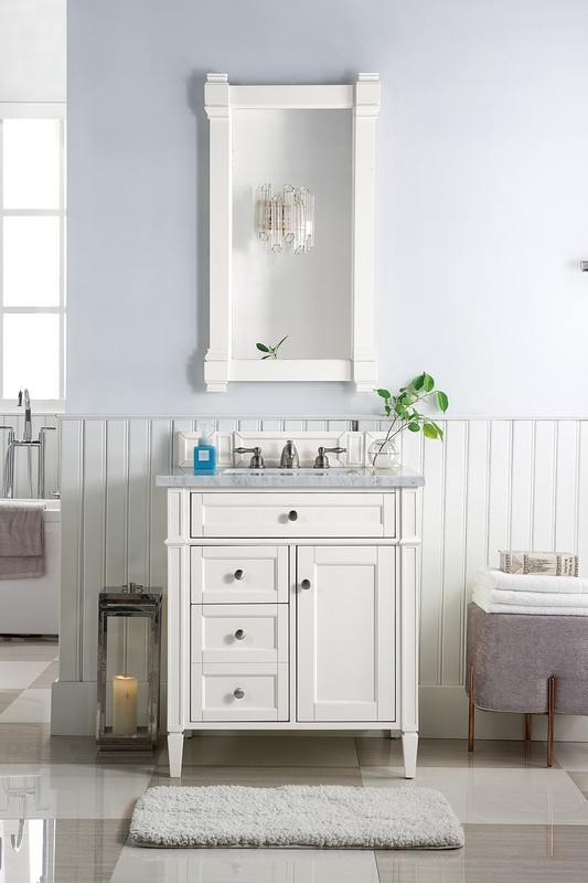 Badmöbel Landhausstil Waschtisch Roma 70 cm Weiß