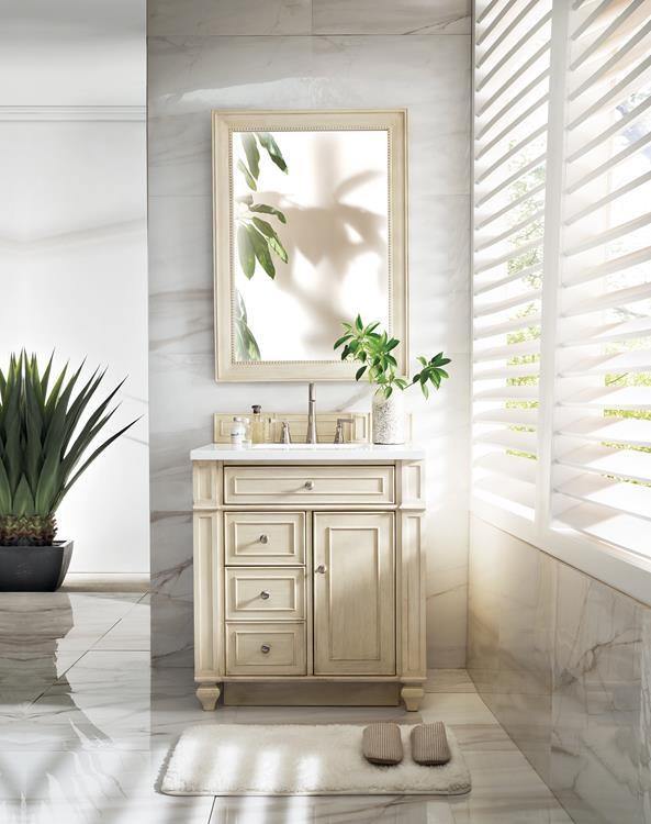 Badmöbel Landhausstil Waschtisch Pisa 70 cm Creme