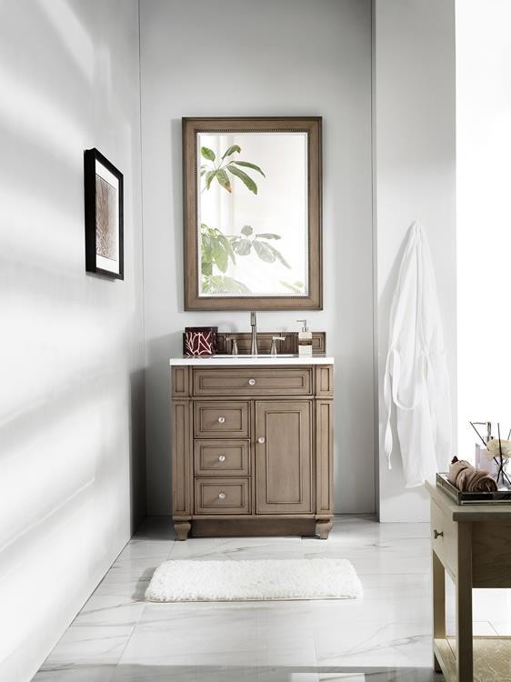 Badmöbel Landhausstil Waschtisch Pisa 70 cm Milchkaffee